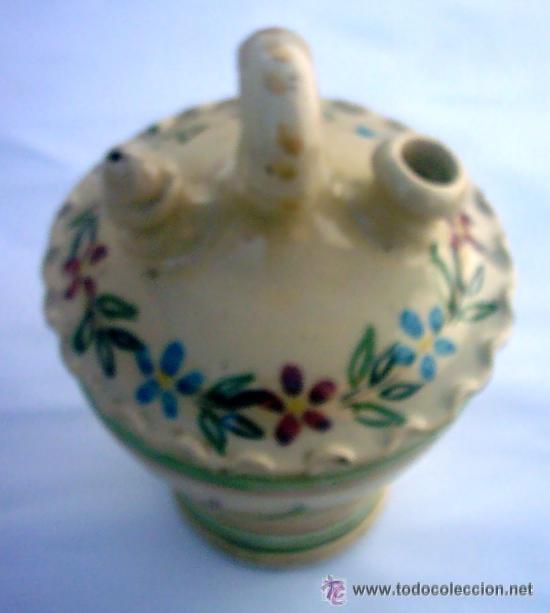 Antig&uuml;edades: BOTIJO PINTADO A MANO, MIDE 24CM. - Foto 2